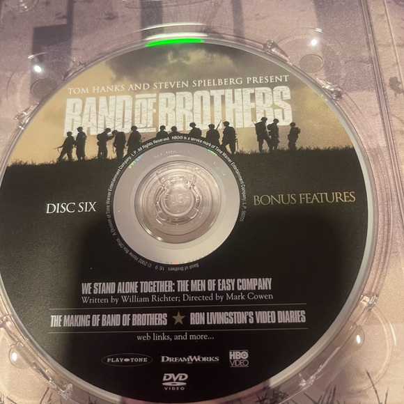 Band of Brothers 10 Episodes 6-Disc Set -Tin Box DVD Bonus Features. - Picture 9 of 10